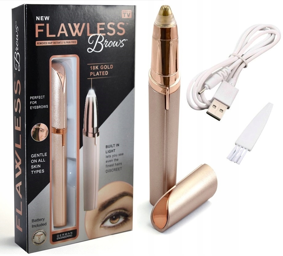 flawless rechargeable eyebrow trimmer