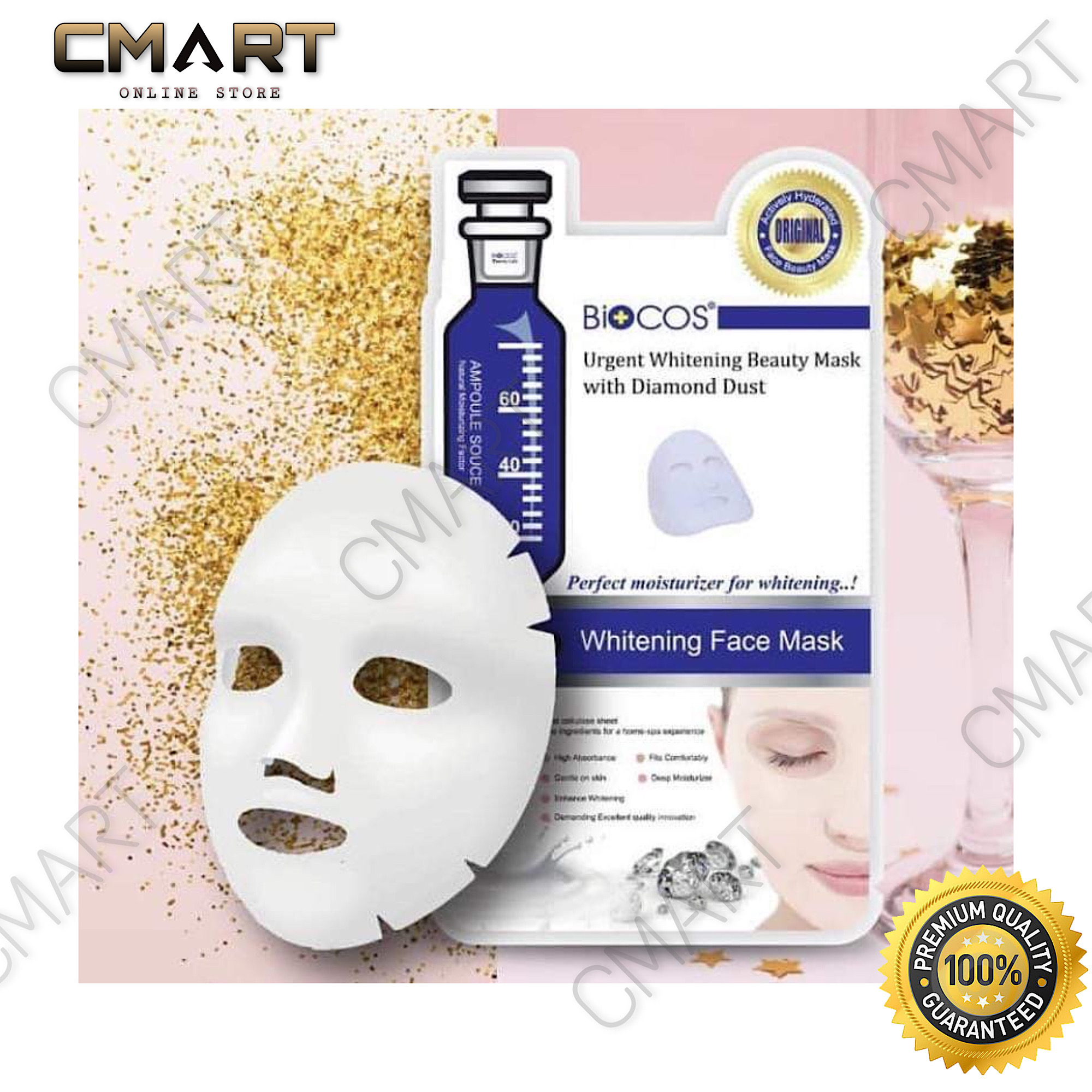 whitening face mask