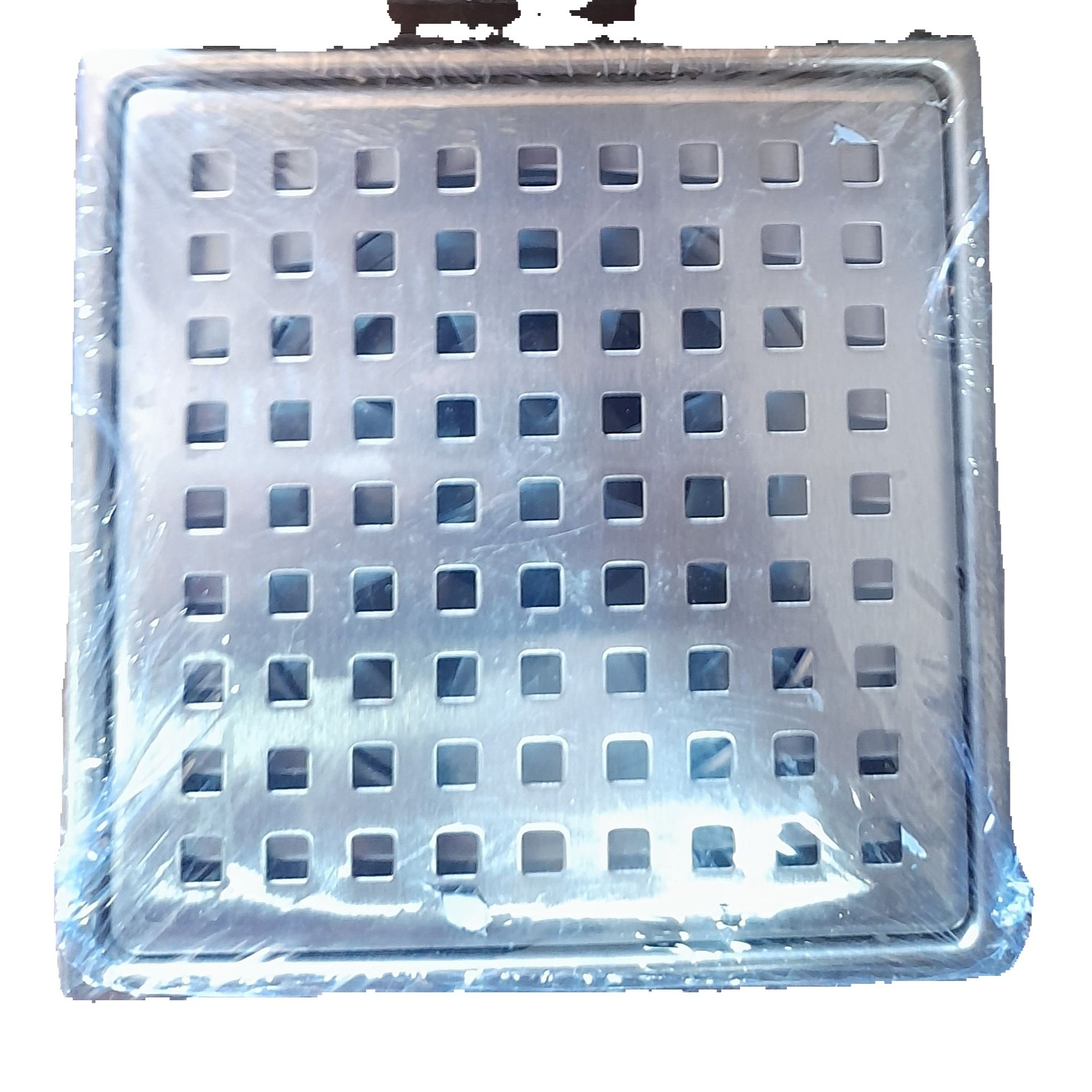 Miller 3 pc Auto Gully Cover 6'' x 6'' Heavy Floor Drain Strainer Bathroom Stainless Steel