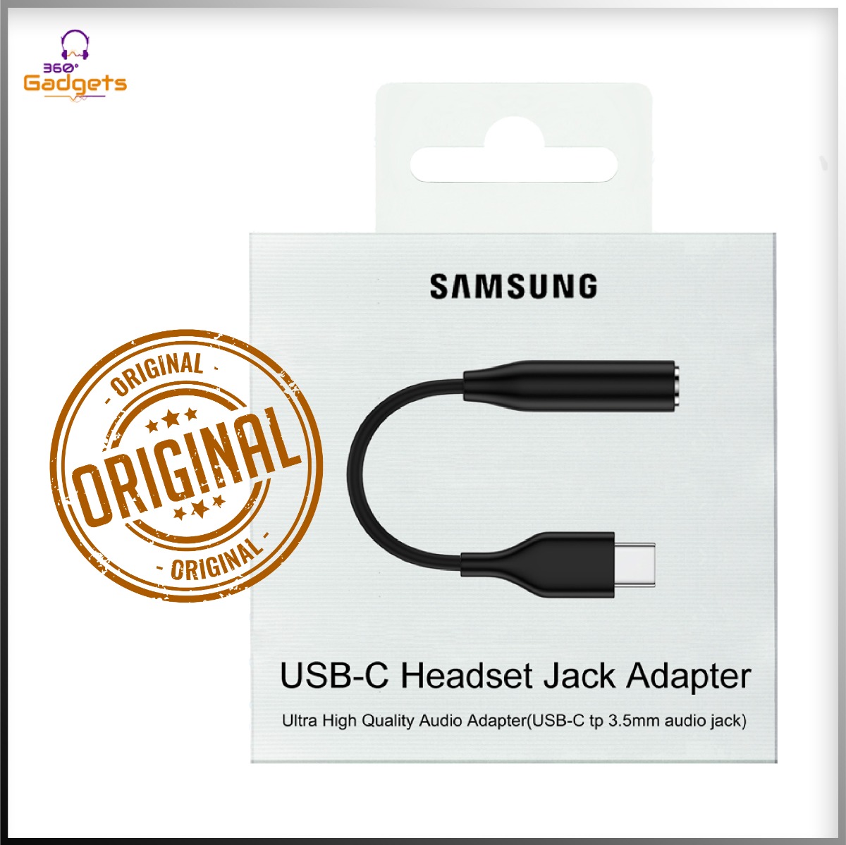Official Samsung USB Type C To Headphone Jack Adapter EEUC10J GB