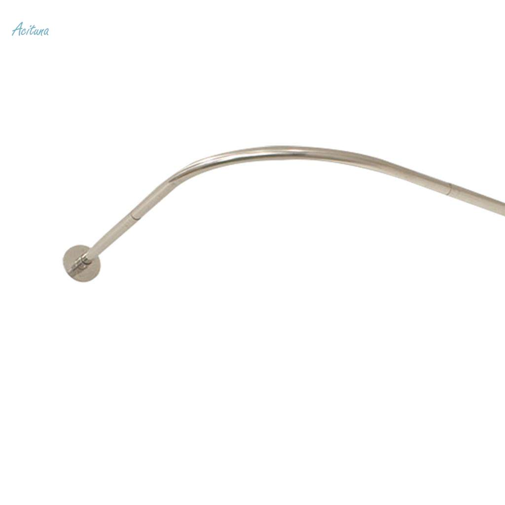 304 Stainless L-Shaped Shower Curtain Rod for Bathroom 70-95 X 70-95CM. 