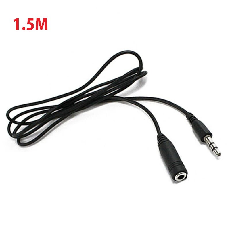( 1.5M / 3M / 5M / 10M ) 3.5mm Jack AUX Extension Audio Cable 3.5mm To Aux Base Wire Cord Headphone Microphone Extender Cable. 