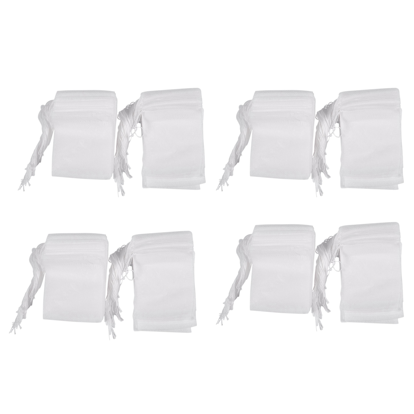 400 Pcs Disposable Empty Tea Bag String Heat Seal Filter Paper
