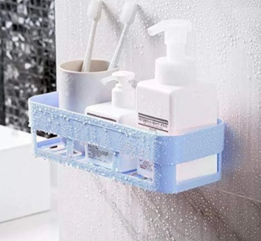 Suction Type Wall Mounted Bathroom Shelf | Daraz.lk