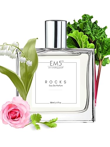 EM5™ Rocks Unisex Perfume | Aromatic Amber Warm Spicy | EDP Spray for Men & Women | Strong & Long Lasting Fragrance | Luxury Gift for Him & Her (FROM INDIA)SAB