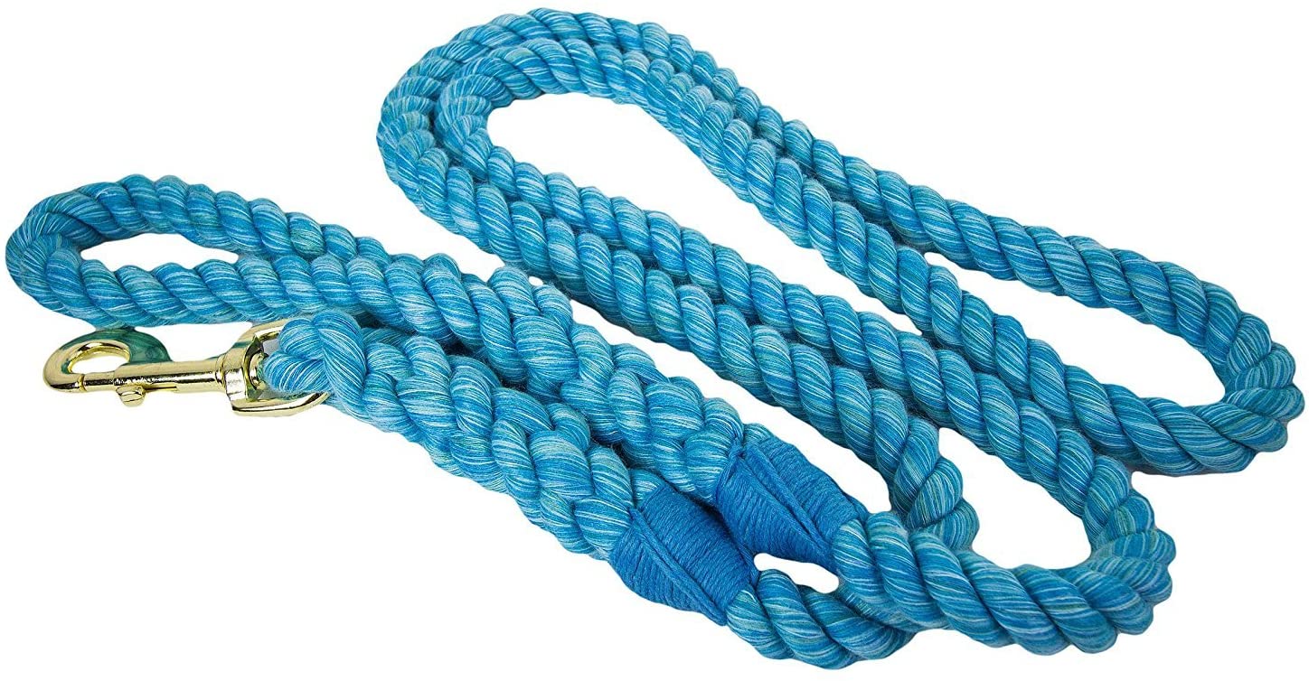 Nylon Braided Rope Pet Dog Leash for Medium Dog or Large Dog. 