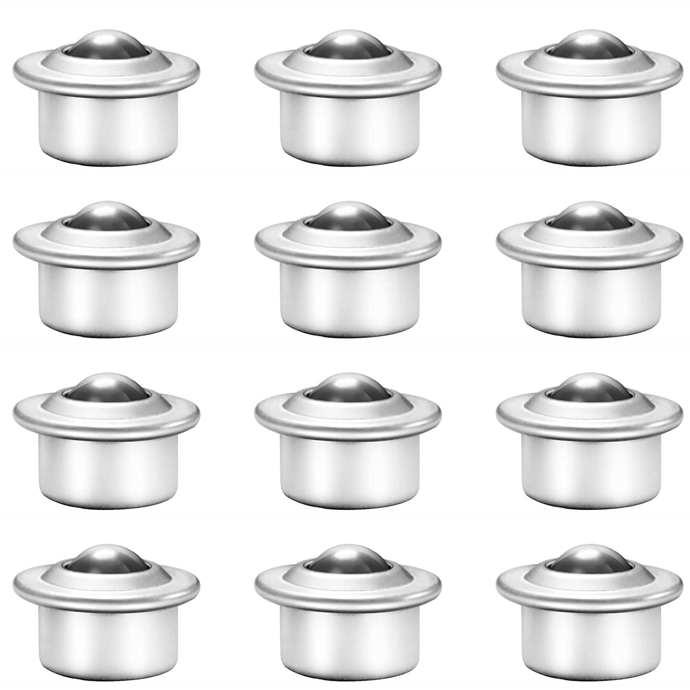 ZHIHU 10pcs Stainless Steel Ball Transfer Bearing Casters Universal ...