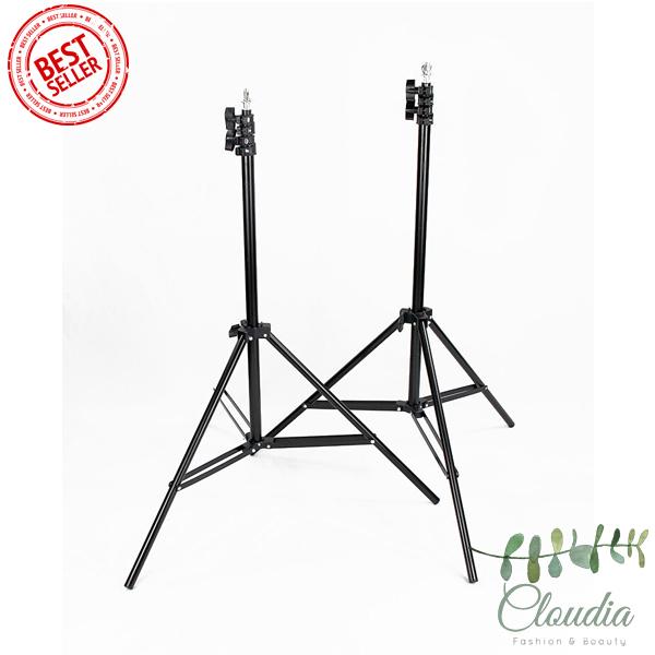 High quality cheap photography 2x2m aluminum alloy 2 setions photo studio background stand with carry bag. 