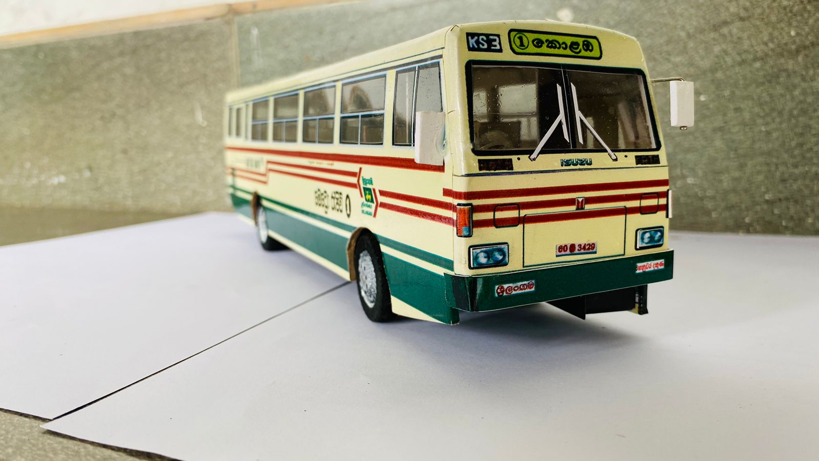 Fully Hand made Isuzu Metro ECR 500 Model Bus