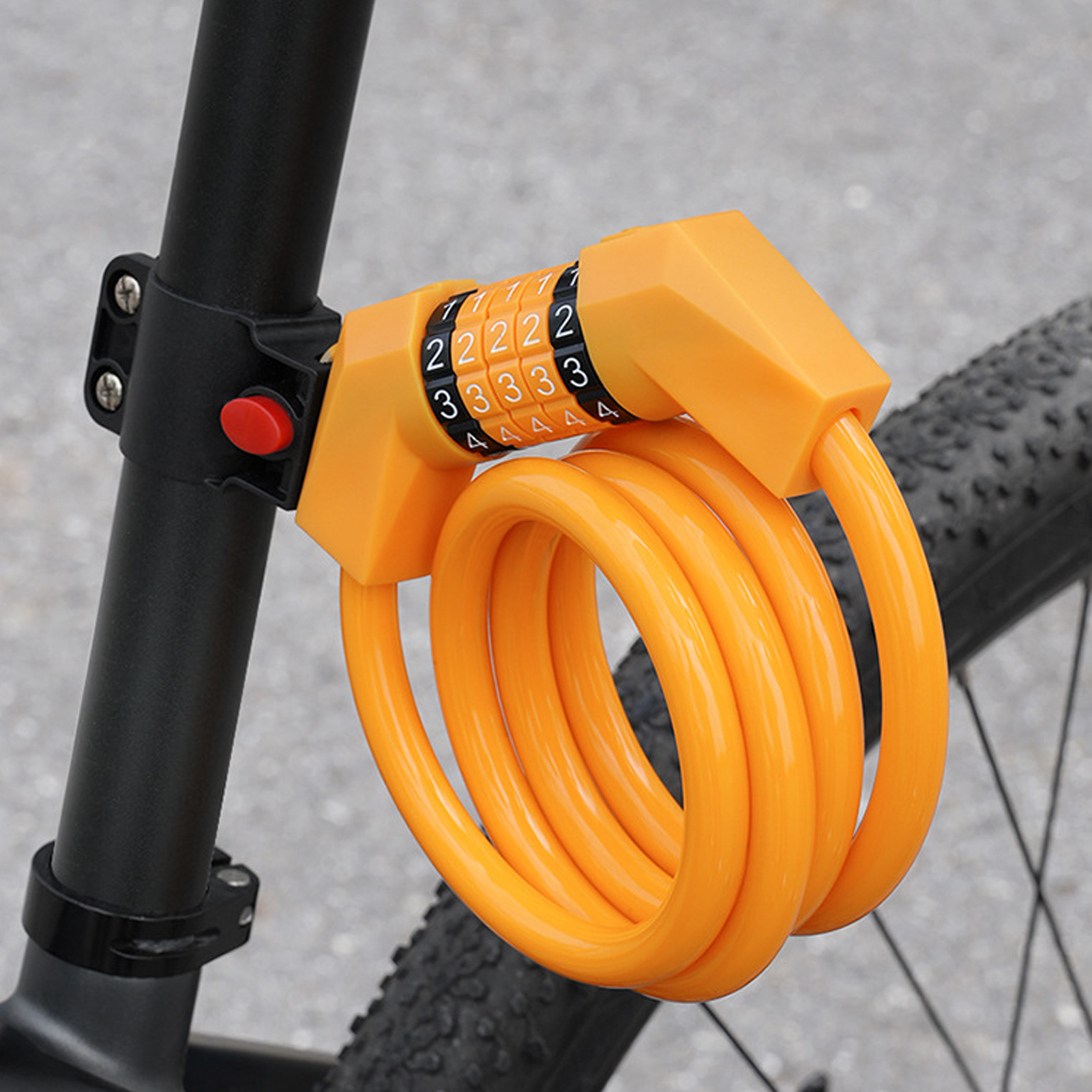 Cable Best Mtb Bike Lock Smart Spin Lock For Bicycles High