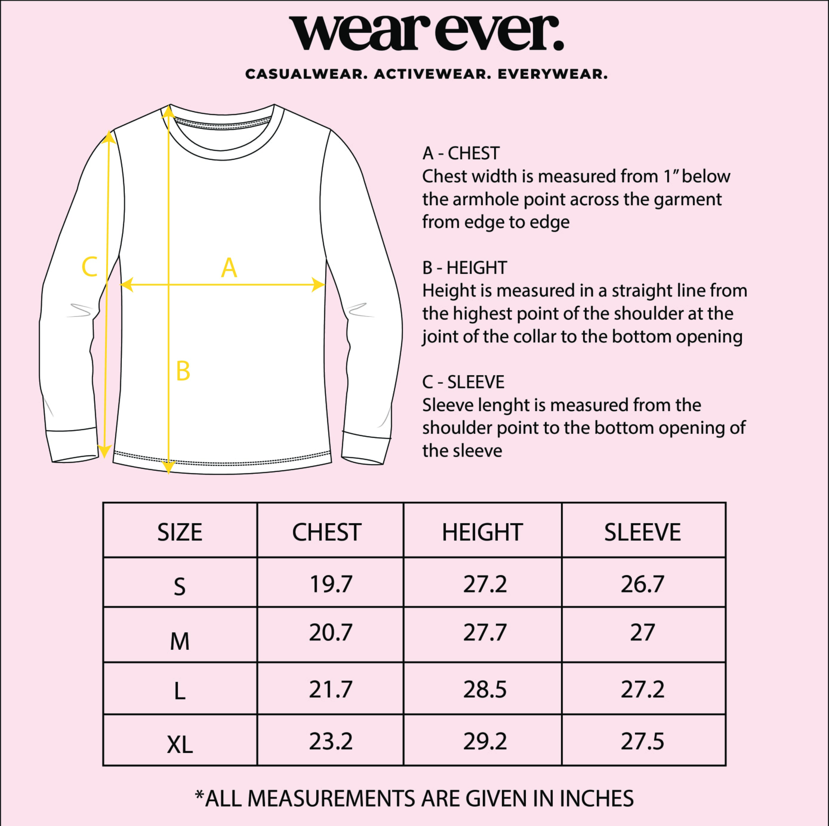 wearever Plum Purple Long Sleeve Crew Neck T-shirt. 