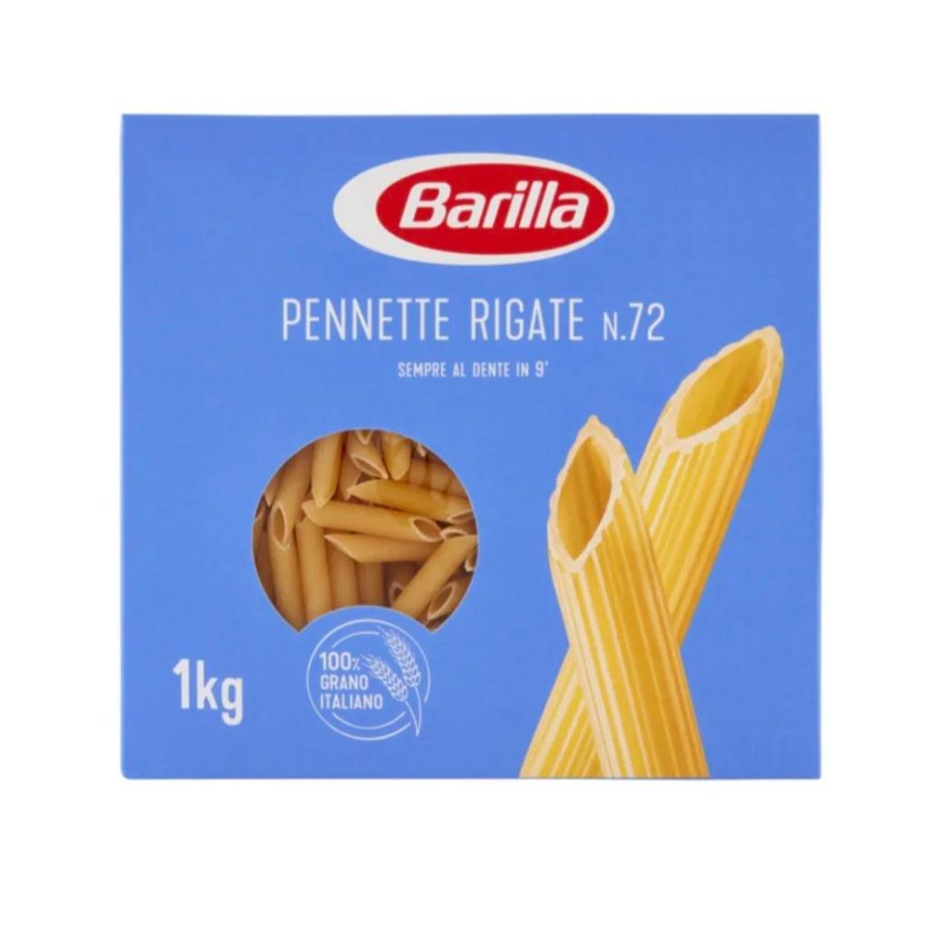Pasta Barilla Penne Rigate 1Kg Made In Italy by Italian mart