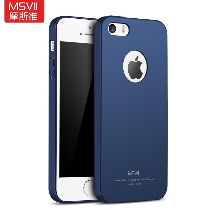 For iPhone 5S Case MSVII Luxury Ultra Thin Matte Hard PC Cover For Apple iPhone 5 S 5S 5SE SE 2016 iPhone5 iPhone5s Phone Cases. 