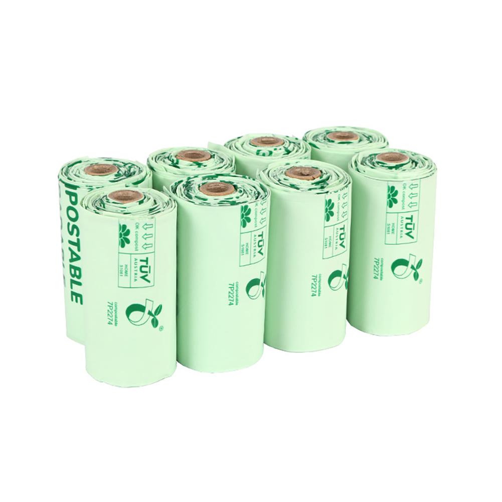 SF Degradable Corn Starch PLA Biodegradable Pet Garbage Bag Compostable Outdoor Clean Box Waste Bag Vest Style Cat Dog Poop Trash Bags Outdoor Pets Pick up Tools Pet Accessories. 