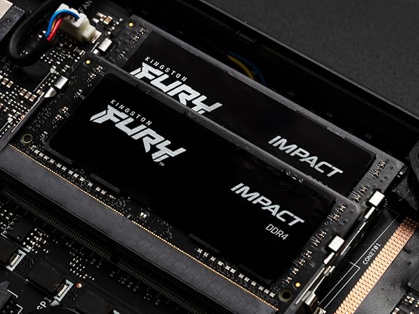 Kingston Fury Beast Laptop/Notebook RAM DDR3L/ DDR3/ DDR4/ DDR5- 4GB/8GB/16GB/32GB Ram - 1333/1600/2400/2666/3200/4800/5600 SO-DIMM Memory Ram. 