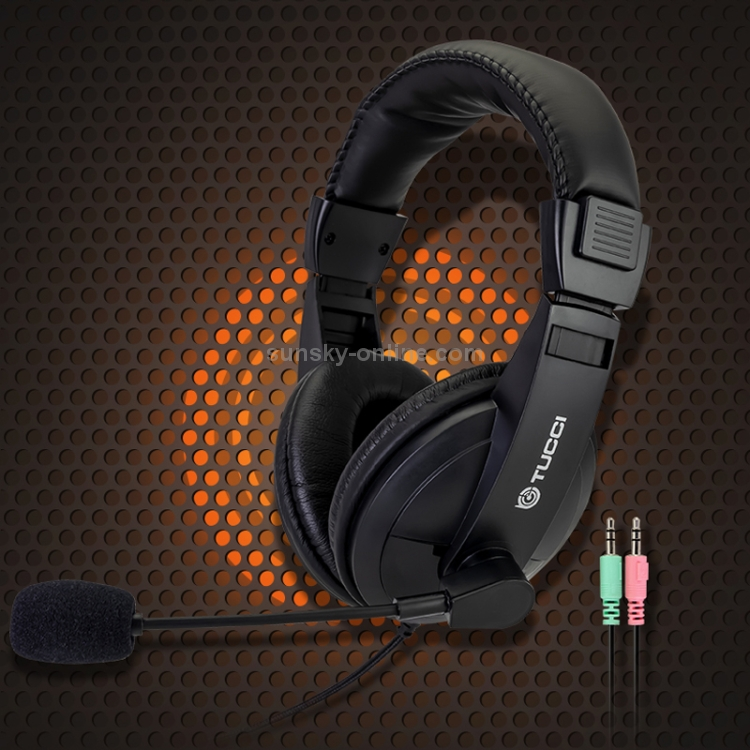 New Tecno TUCCI Computer Headphones Gaming Headphone with Microphone  TC-L760MV Gaming Headset for PC & Laptop. 