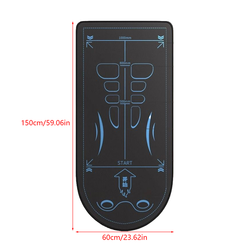 1PC Yoga Mat With Scale Non Slip Eco Friendly Fitness Exercise Abdominal Wheel Mat Workout Mats For Home Fitness Equipment. 