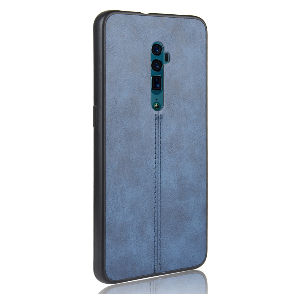 (Stock available) For Oppo Reno 10x zoom Shockproof Sewing Cow Pattern Skin PC + PU + TPU Case For OPPO Reno 10x zoom. 