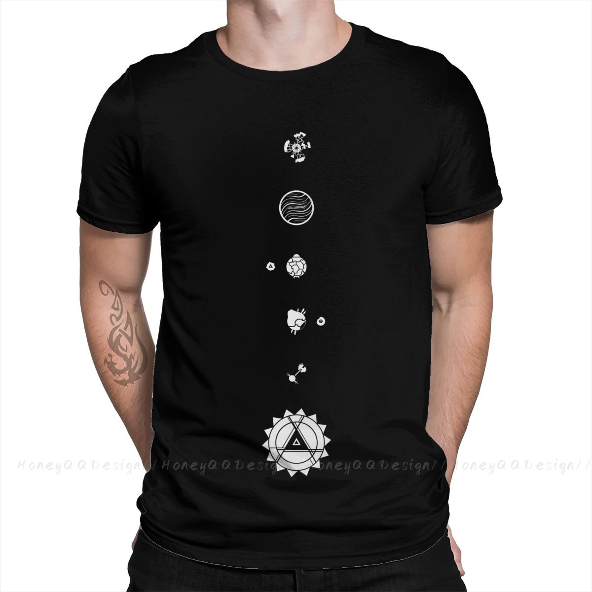 Top Quality Clothing Solar System T-Shirt For Men Unisex The Outer Wilds Shirt Fashion Short Sleeve Oversize