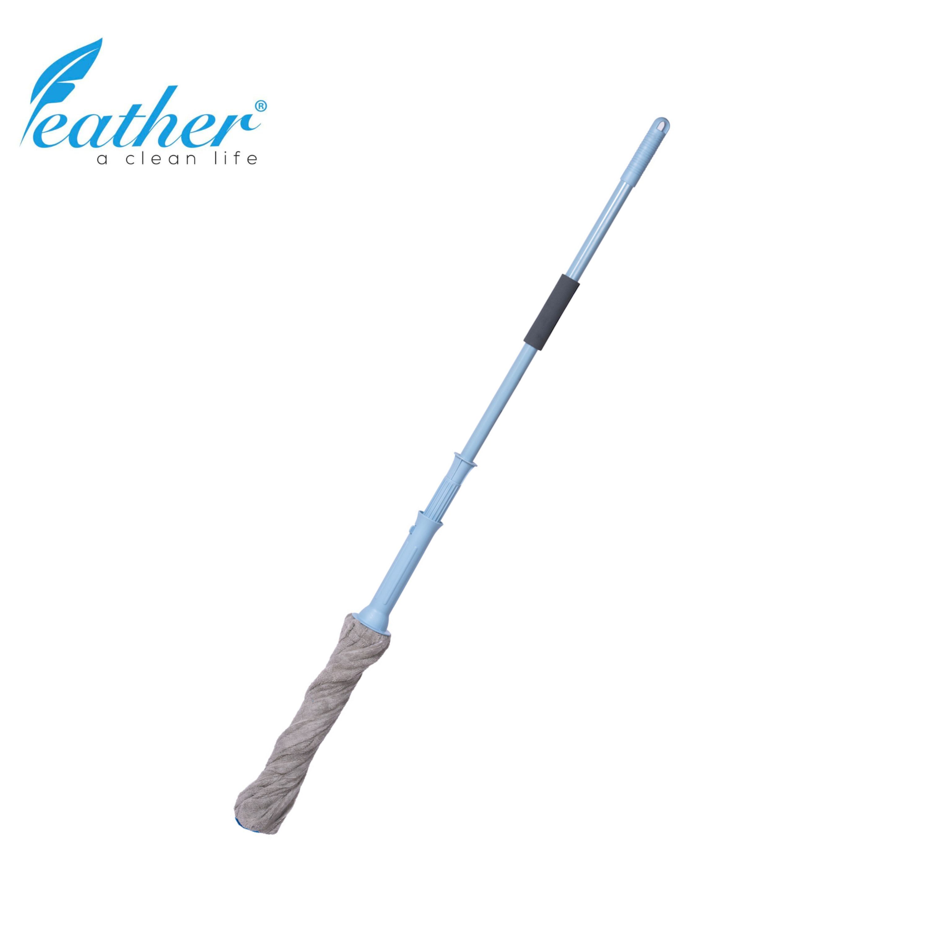 Microfiber Twist Mop with 120cm Plastic Coated Metal Handle. 