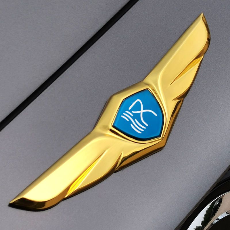Byd QinPRO EVSong HanDMYuan Modified Car Sticker Decorative Machine Cover Metal3DBumper Stickers Accessories Tail Door Sticker