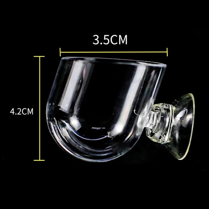 Aquarium Decor Hanging Fish Tank Mini Acrylic Pot Water Potted Planting Cup. 