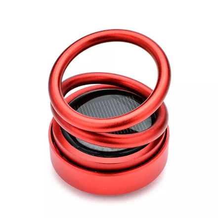 Car Air Freshener Fragrance Solar Power Autorotation Car Dashboard Steel Ornament Car Solid Perfume Car Aromatherapy Car Accessories. 