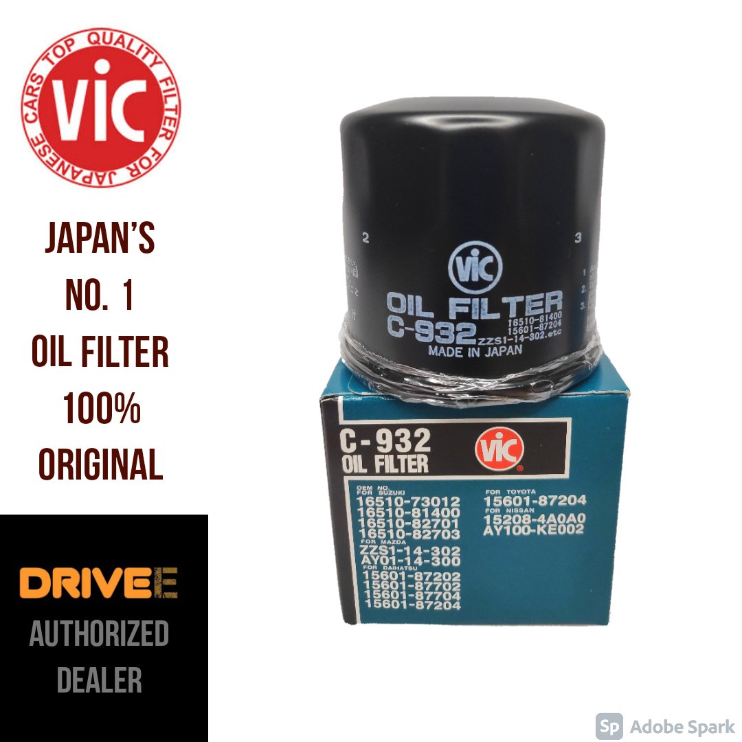 Vic Oil Filter C 932 For Suzuki Swift Alto Ertiga Darazlk 7162