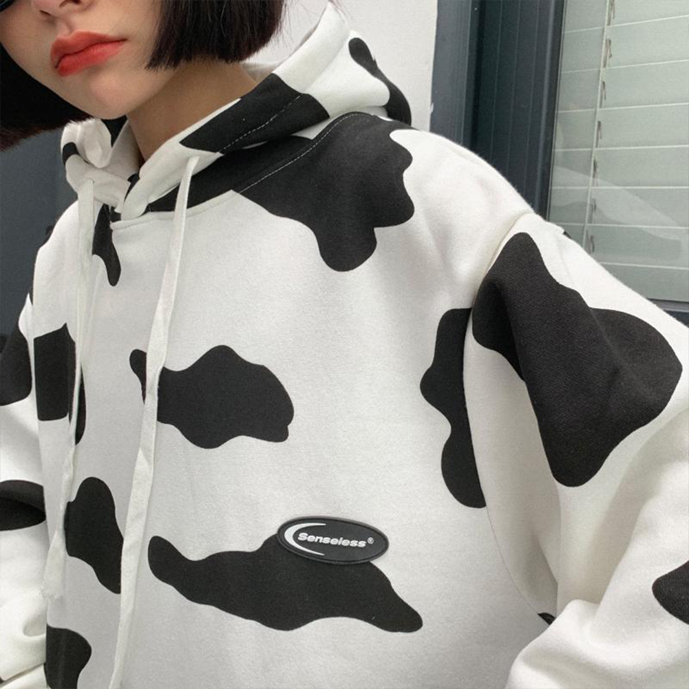 Champion cow 2025 print hoodie