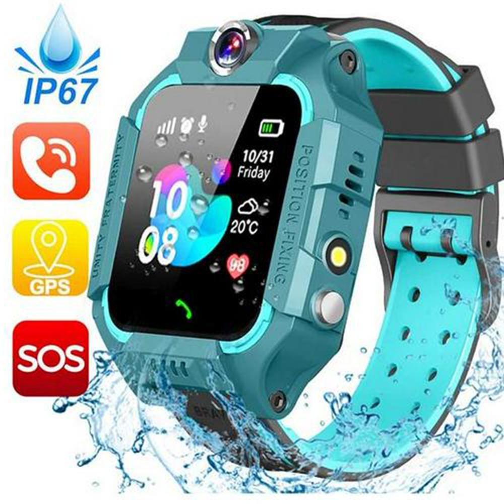 Z6F Kids Smart Watch SOS GPS Phone Watch IP67 Waterproof Remote Photo Voice Chat Smartwatch For Ios Android Child Boy Girl Gifts. 