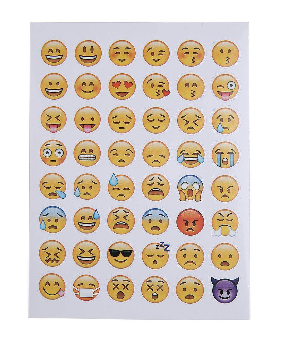 Emoji Stickers 19 Sheets 912 With Happy Faces Kid Stickers For Phone Facebook Twitter. 
