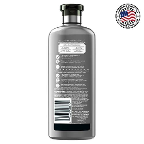 Herbal Essences Bio: Renew Detox Black Charcoal Shampoo, 400ml FROM INDIA (SAM). 