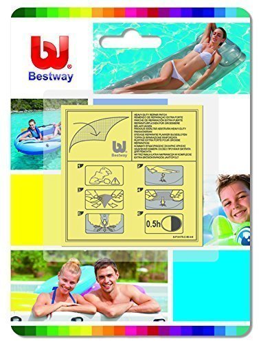 Bestway Heavy Duty Self Adhesive Inflatable Repair Patch Kit 10 Patches