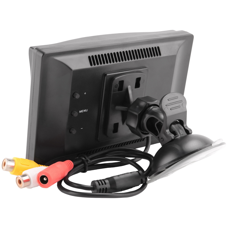 OYPFXMI 6pcs 5 Inch 800X480 TFT LCD HD Screen Monitor with Dual Mounting Bracket for Car Backup Camera/Rear View/DVD. 