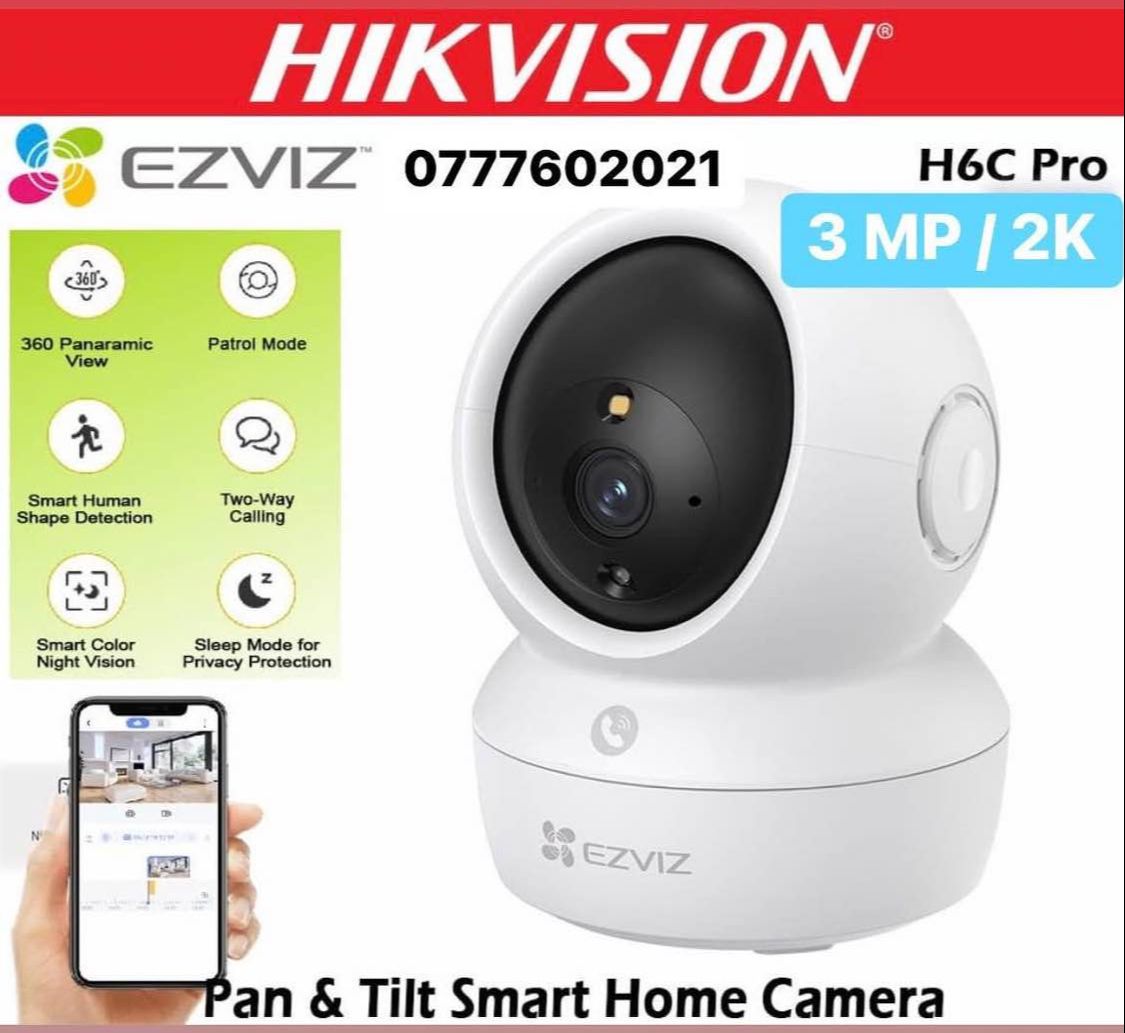 EZVIZ H6C PRO 3mp 2K | TY1 2MP wifi CCTV camera | Hikvision. 