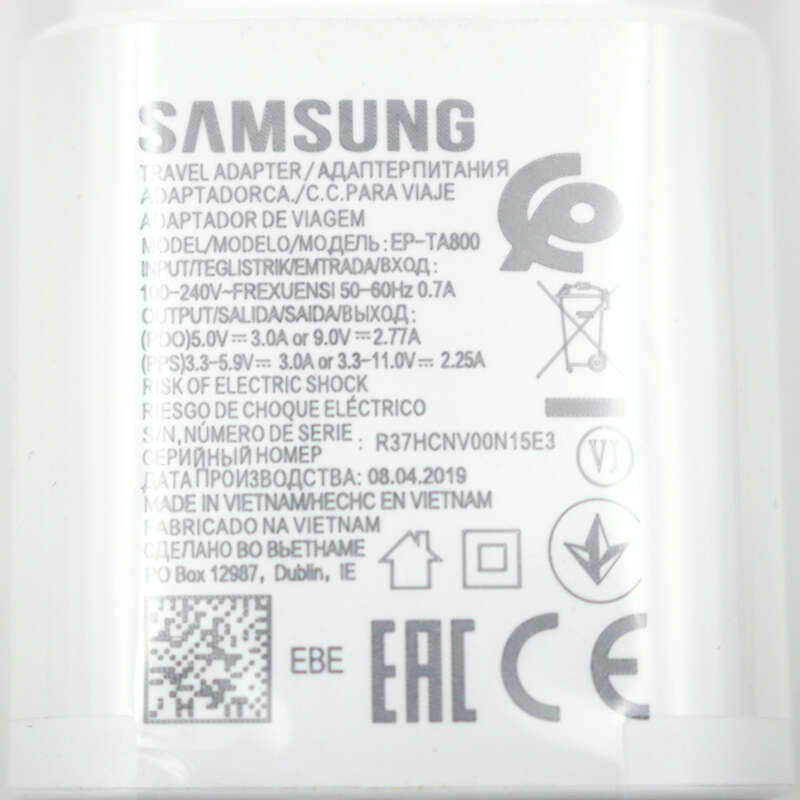 [pdse] Samsung Z Fold 2 3 4 S22 S21 S20 Ultra A70 Super Fast Charger 25W EU US Power Adapter Galaxy Note 20 10 A90 A80 M53 M52. 