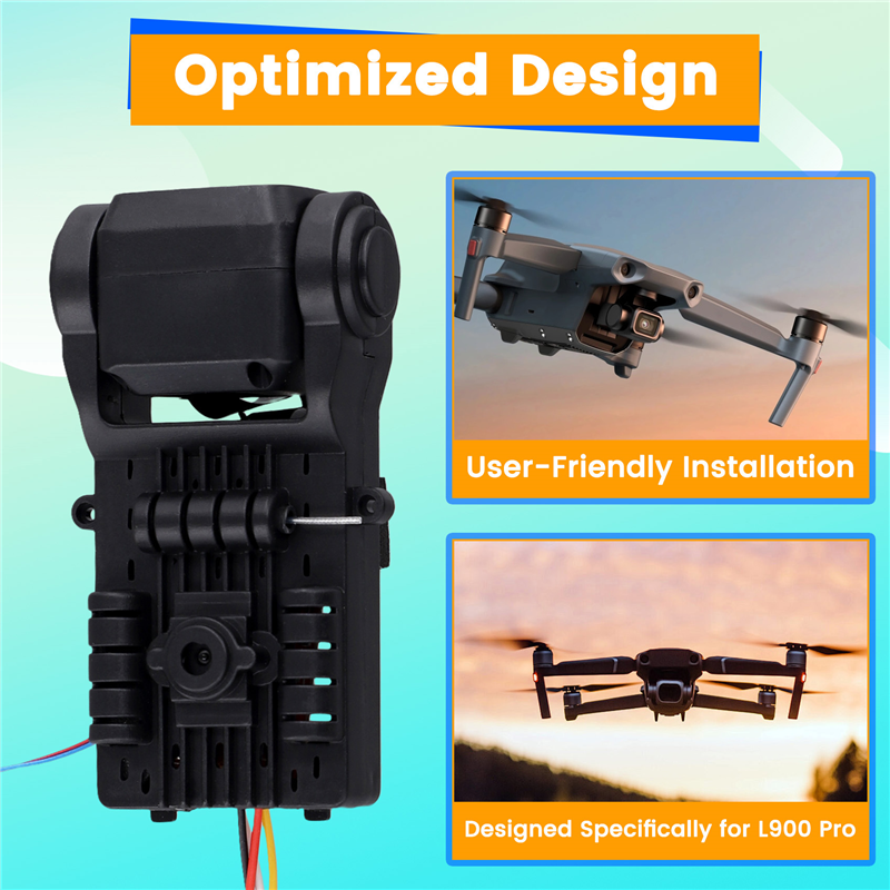 L900 SE MAX Drone Camera Replacement Parts Drone Accessories Webcam Enhanced Aerial Photography Easy to Install B. 