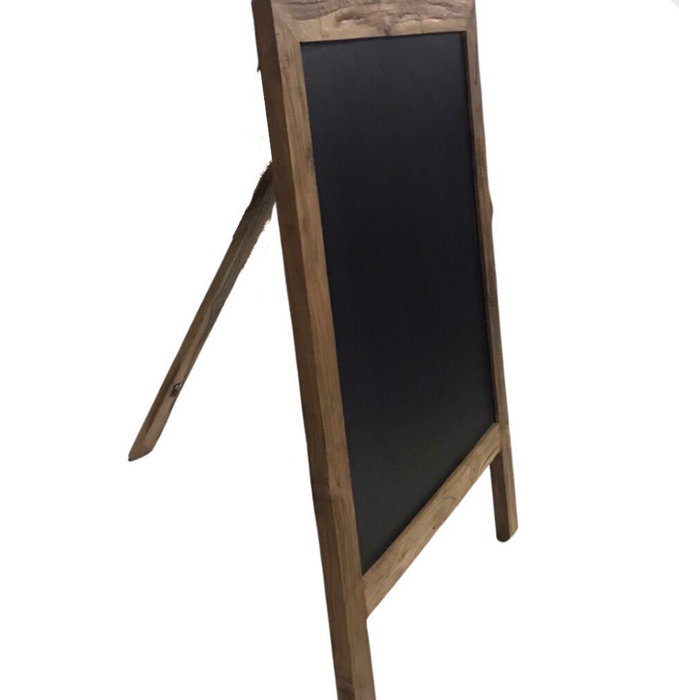 Teak single side menu board 2x2.5. 