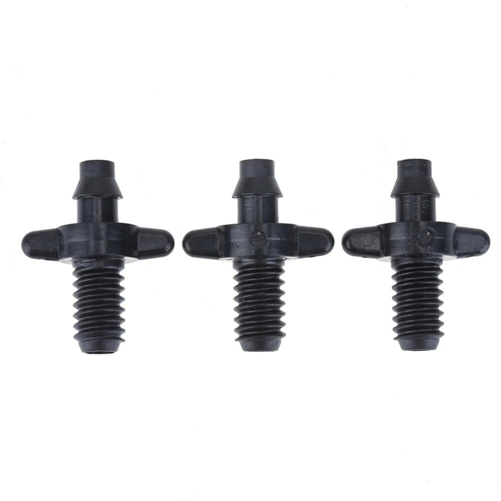 【ZOSR】6mm Male Thread Single Barbed 4/7mm PVC Hose Connector Home Garden. 