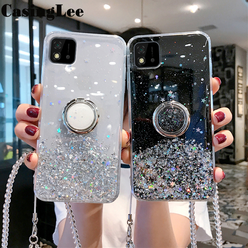 casing hp realme c11 glitter