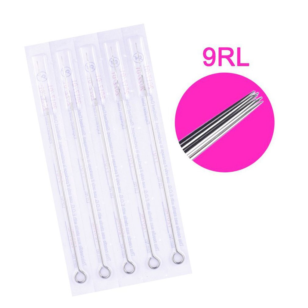 Active4U 5 Sticks 9Rl Tattoo Needle Premium Tattoo Needles For Diy Hand Poke Stick Multicolor 5 9Rl