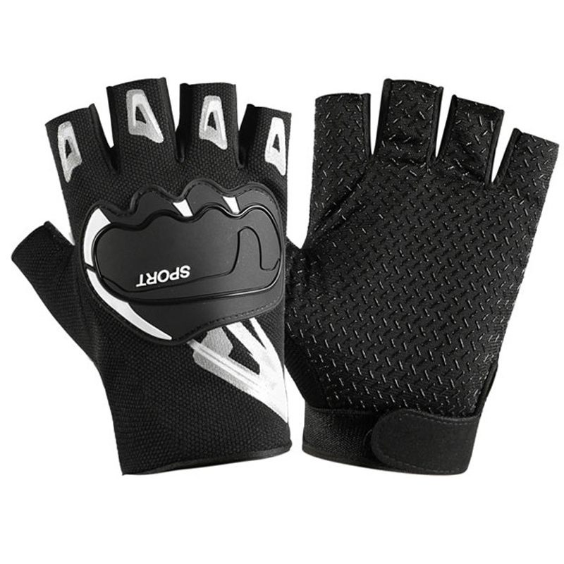 Half Finger Gloves Breathable Non-Slip Gloves Shock Absorption Sports Gloves For Outdoor Riding Fitness Training Cycling Sunlight Mall