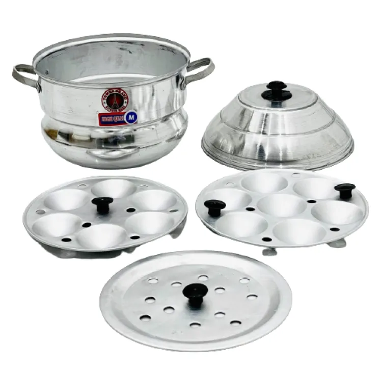 Aluminium idli best sale stand price