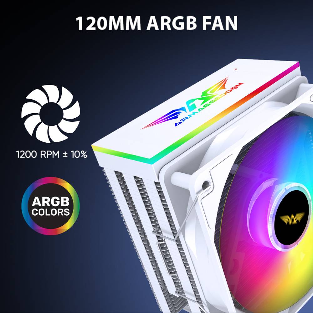 Armaggeddon Blizzard 3 Argb Cpu Cooler Fan. 