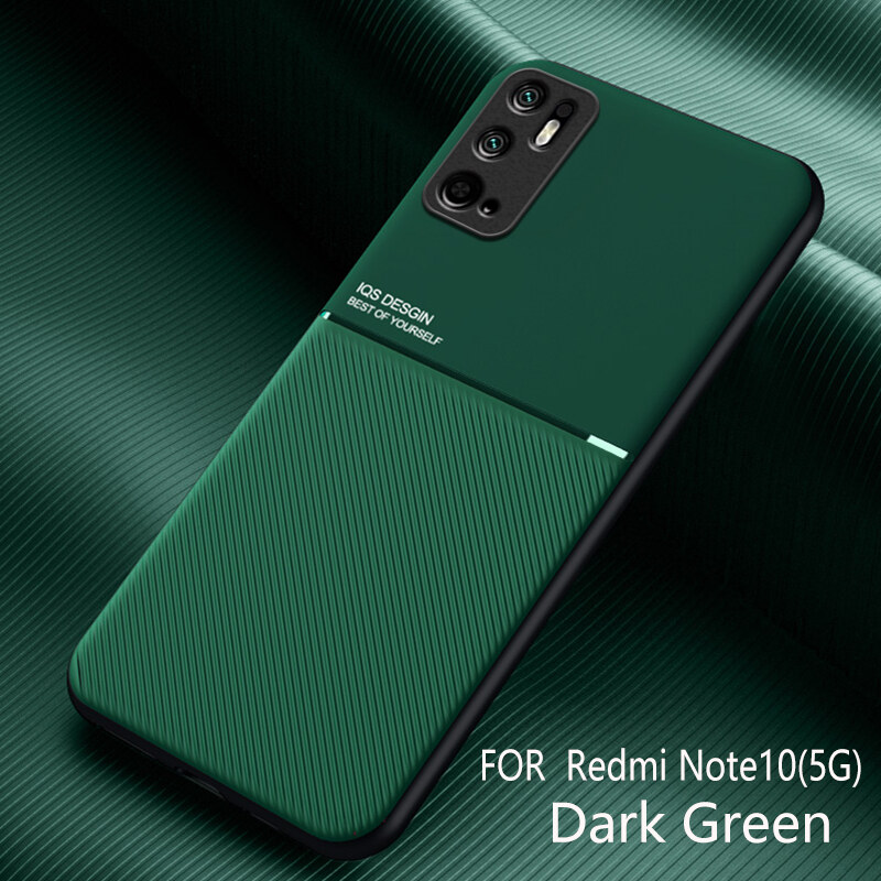 Case For Xiaomi Redmi Note 10 5G / Poco M3 Pro Casing Anti-fall Soft Non-slip Silicone Grain Back Cover