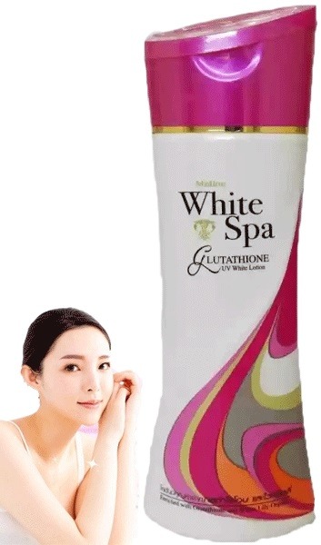 mistine white spa glutathione lotion whxeite (spaw) spa glutathione skin whitening lotion for skin smoothing,  skin fairness by mistine 200ml