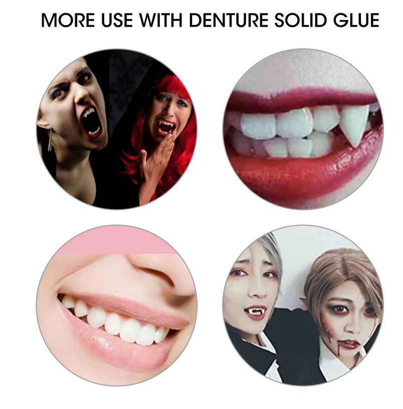 10g Teeth And Gap Falseteeth Solid Glue Resin FalseTeeth Solid Glue Temporary Tooth Repair Set Adhesive Teeth. 