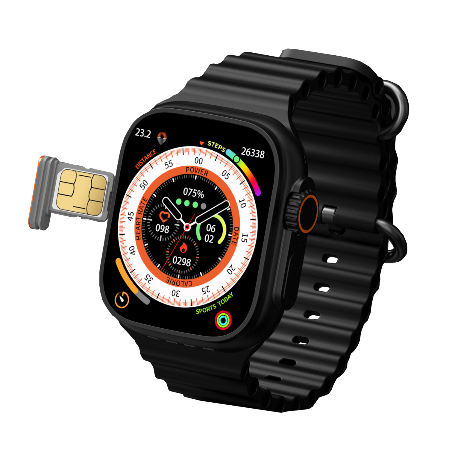 Telzeal Germany TC 5G SIM Watch 2.2 Inch HD Screen WiFi Bluetooth 3