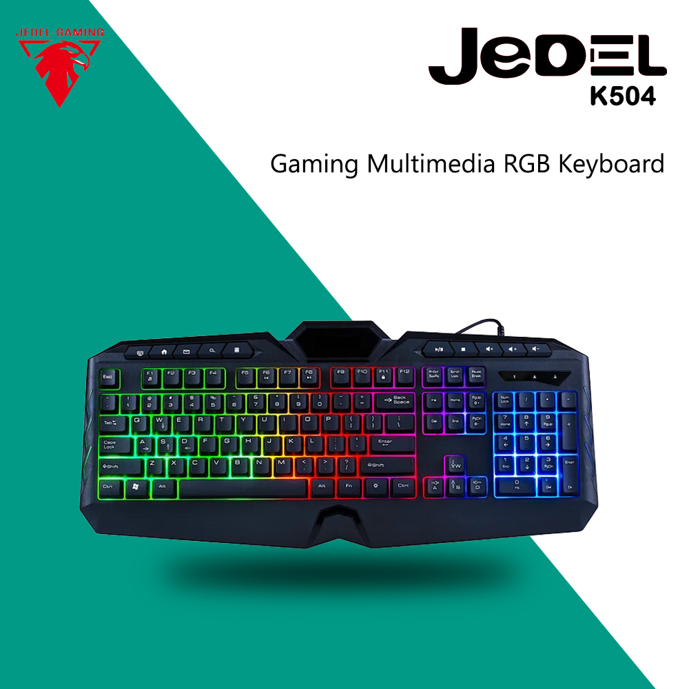 Gaming Keyboard Jedel K504 with LED Backlight Daraz.lk