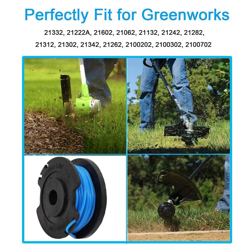 12 Pack Autofeed String Replacement Trimmer Spool For Greenworks 直輸入品激安